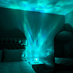 Rotating Water Ripple Night Light Aura Lamp