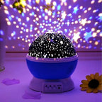 Night Light Lamp Projector, Star Light Rotating Projector, Star Projector Lamp with Colors and 360 Degree Moon Star Projection with USB Cable,Lamp for Kids Room