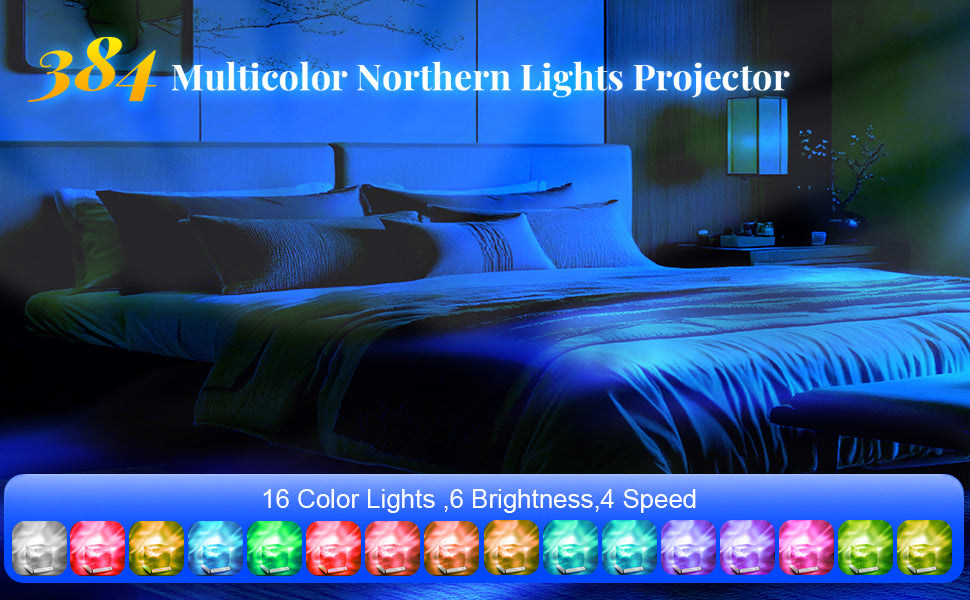 Rotating Water Ripple Night Light Aura Lamp